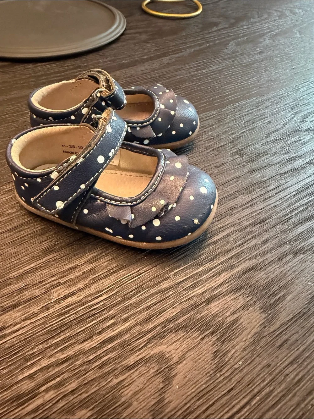 See Kai Run Navy Polka Dot Mary Janes